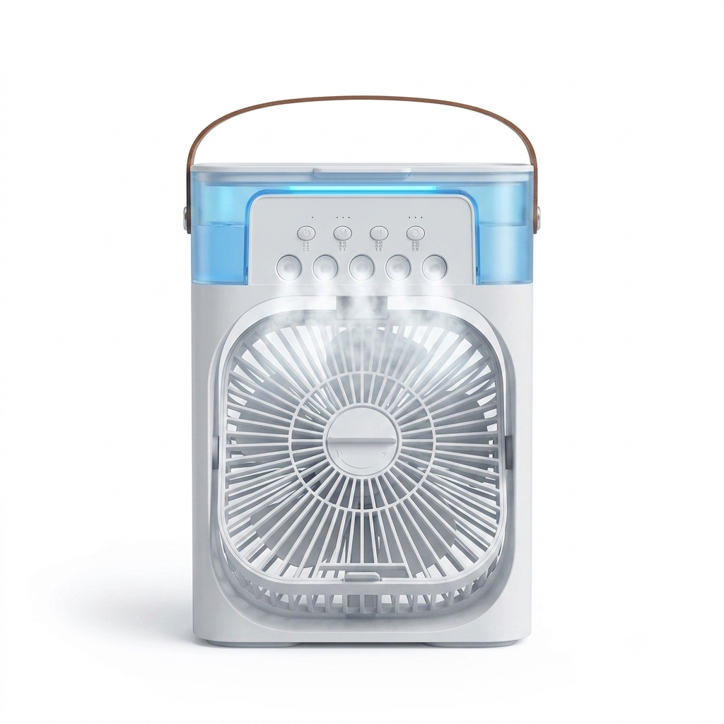 BRISA – 3-in-1 Ventilator, Mini-Luftkühler & LED-Nachtlicht