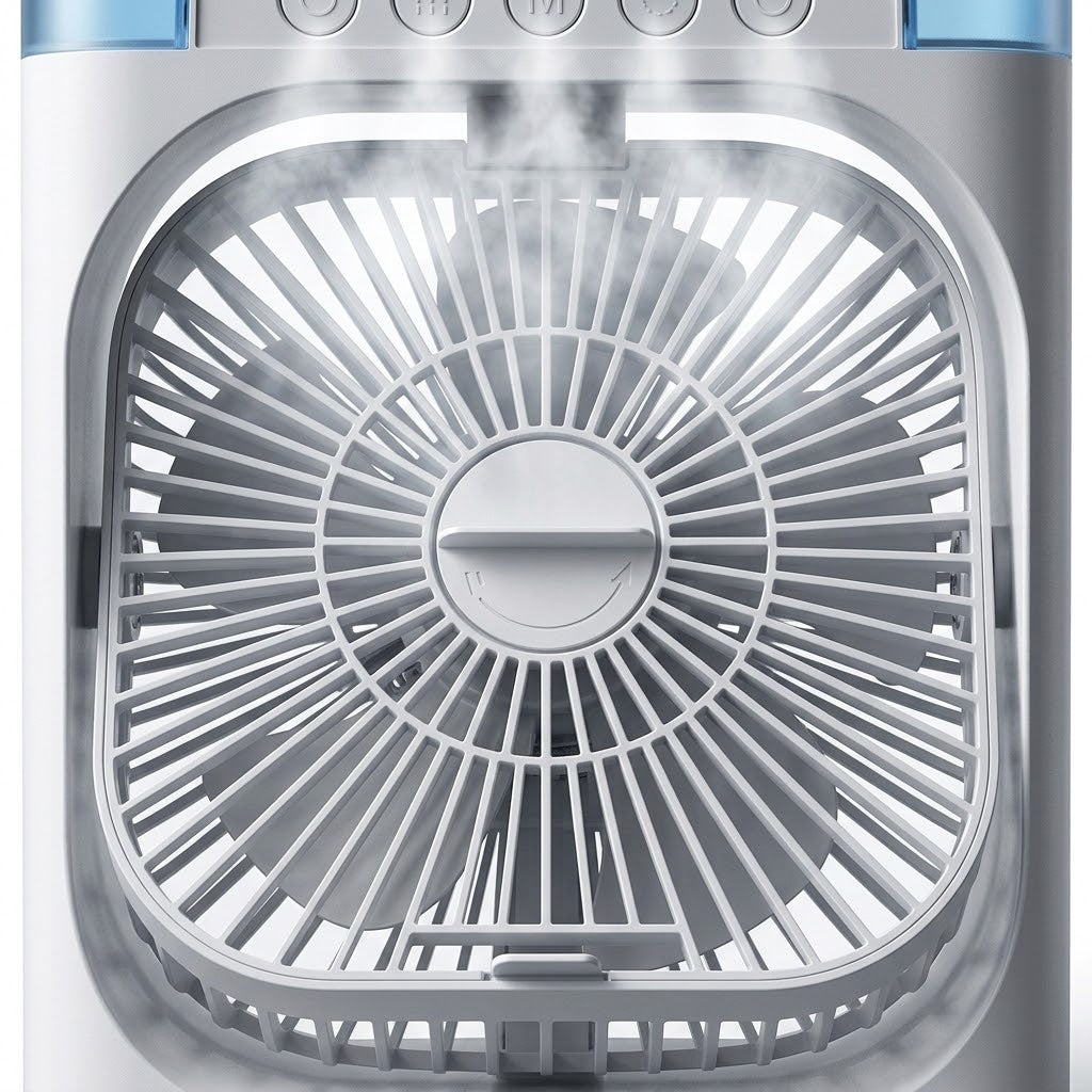 BRISA – 3-in-1 Ventilator, Mini-Luftkühler & LED-Nachtlicht